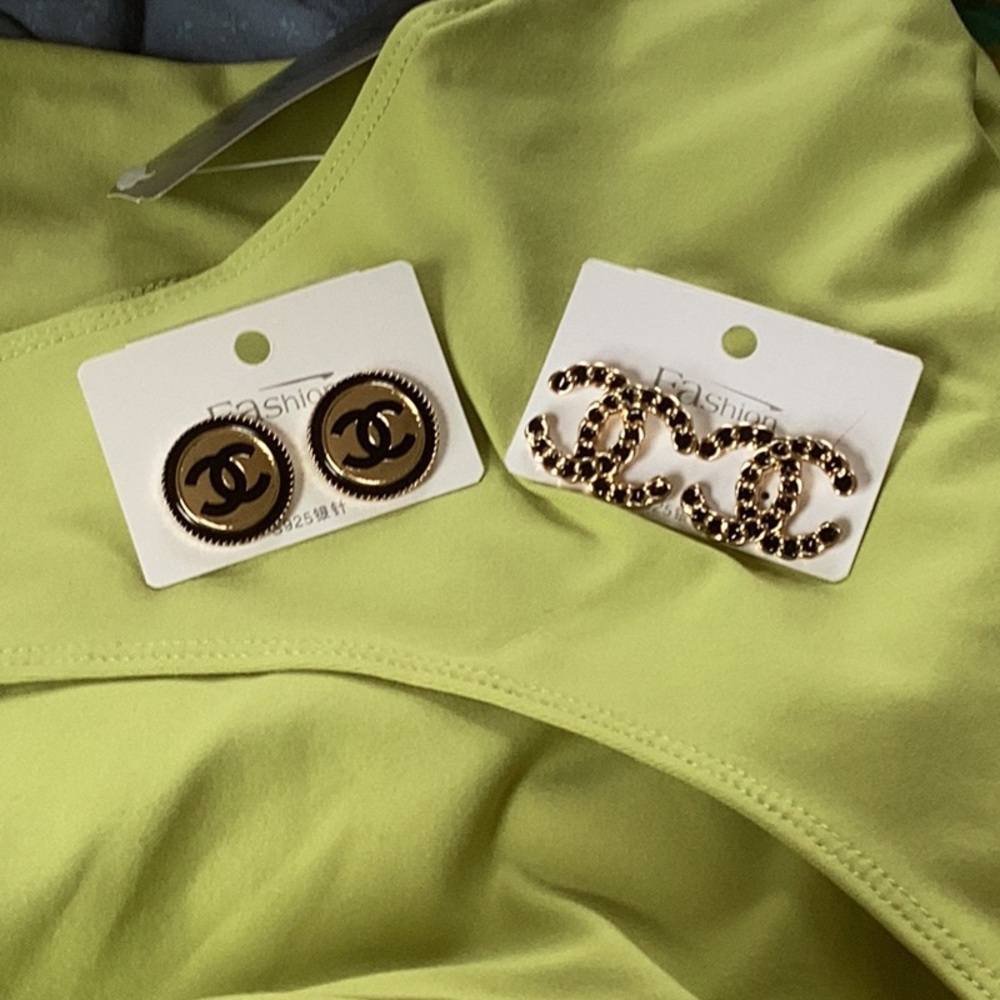 Gold Fashion Earrings